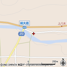 兵庫県養父市八鹿町八木2785周辺の地図
