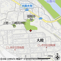 鳥取県西伯郡伯耆町大殿1218-36周辺の地図