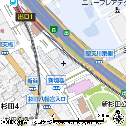 クリオレジダンス横浜新杉田周辺の地図