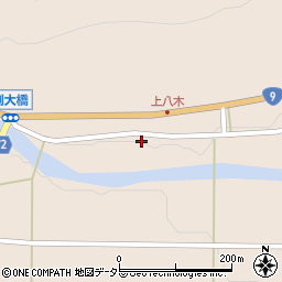 兵庫県養父市八鹿町八木2875周辺の地図