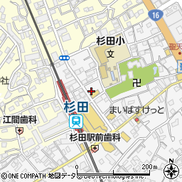 湘南ゼミナール　小中部・杉田周辺の地図