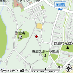 神奈川県横浜市港南区野庭町667-36周辺の地図