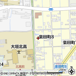 楽田ふれあい公園周辺の地図