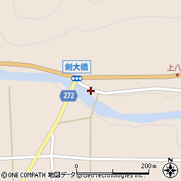 兵庫県養父市八鹿町八木2783周辺の地図