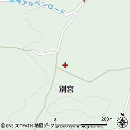 兵庫県養父市別宮607周辺の地図