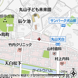 愛知県犬山市丸山天白町161-3周辺の地図