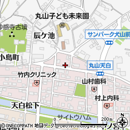 愛知県犬山市丸山天白町161-2周辺の地図