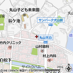 愛知県犬山市丸山天白町167周辺の地図