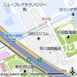 ＳＢＳフレイトサービス株式会社　本社周辺の地図