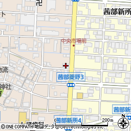 岐阜信用金庫中央市場前支店周辺の地図