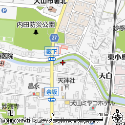 郷瀬川橋周辺の地図