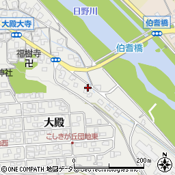 鳥取県西伯郡伯耆町大殿1210周辺の地図