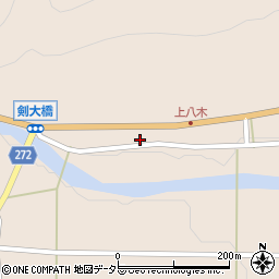 兵庫県養父市八鹿町八木2849周辺の地図