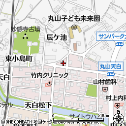 愛知県犬山市丸山天白町93周辺の地図