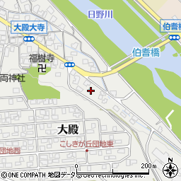 鳥取県西伯郡伯耆町大殿1212周辺の地図