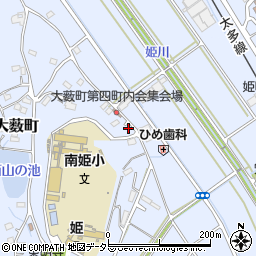 岐阜県多治見市大薮町1254周辺の地図