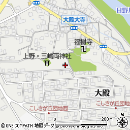 鳥取県西伯郡伯耆町大殿1427-6周辺の地図