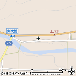 兵庫県養父市八鹿町八木2852周辺の地図