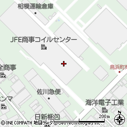 港運輸工業株式会社　横浜営業所周辺の地図
