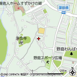 神奈川県横浜市港南区野庭町667-32周辺の地図
