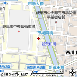 ＪＡ全農岐阜　中京市場駐在所周辺の地図