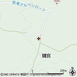 兵庫県養父市別宮530周辺の地図