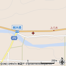 兵庫県養父市八鹿町八木2800周辺の地図