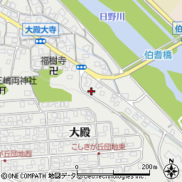 鳥取県西伯郡伯耆町大殿1213周辺の地図