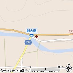 兵庫県養父市八鹿町八木2782周辺の地図