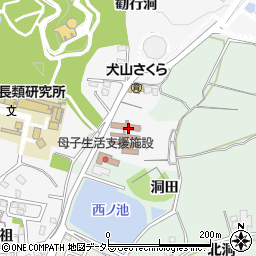 愛知県犬山市犬山勧行洞周辺の地図