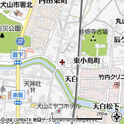 愛知県犬山市犬山東小島町1-2周辺の地図