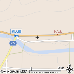 兵庫県養父市八鹿町八木2841周辺の地図