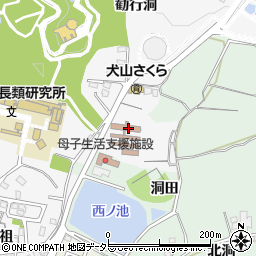 愛知県犬山市犬山（勧行洞）周辺の地図