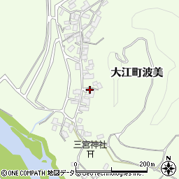 京都府福知山市大江町波美699周辺の地図