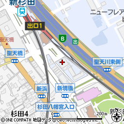 オーケー新杉田店周辺の地図