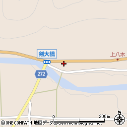 兵庫県養父市八鹿町八木2811周辺の地図