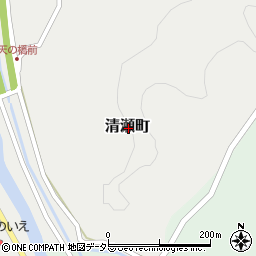 島根県安来市清瀬町周辺の地図