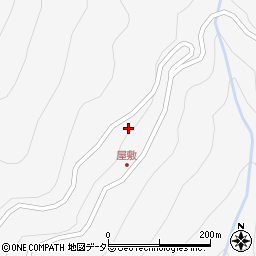 長野県飯田市上村下栗973周辺の地図