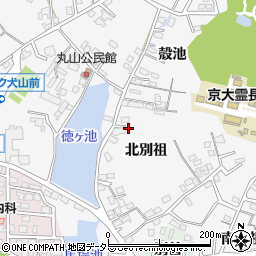 愛知県犬山市犬山（北別祖）周辺の地図