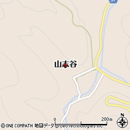 鳥取県八頭町（八頭郡）山志谷周辺の地図