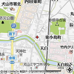 愛知県犬山市犬山東小島町1-6周辺の地図