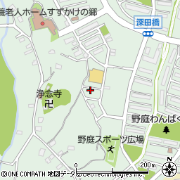 神奈川県横浜市港南区野庭町667-27周辺の地図