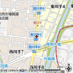 東川手５周辺の地図