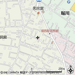 神奈川県秦野市堀西935-1周辺の地図