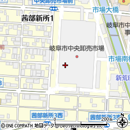 岐阜丸魚株式会社　鮮魚部・青物課周辺の地図