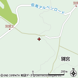 兵庫県養父市別宮498周辺の地図