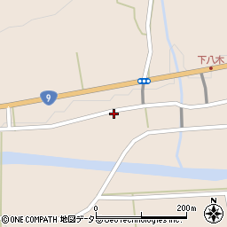 兵庫県養父市八鹿町八木1254周辺の地図