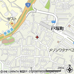神奈川県横浜市戸塚区戸塚町1988-35周辺の地図