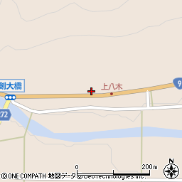 兵庫県養父市八鹿町八木2877周辺の地図