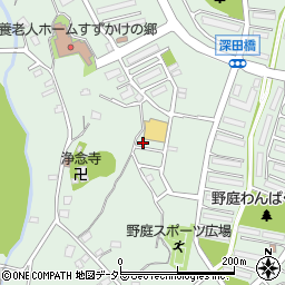 神奈川県横浜市港南区野庭町667-56周辺の地図